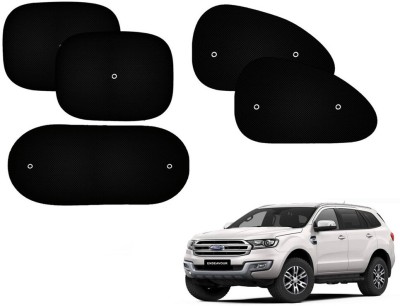 Automotive Prist Side Window Sun Shade For Ford Endeavour(Black)