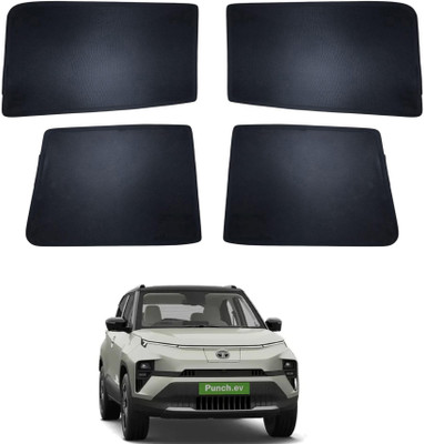 FORSONS Side Window Sun Shade For Tata Punch EV(Black)