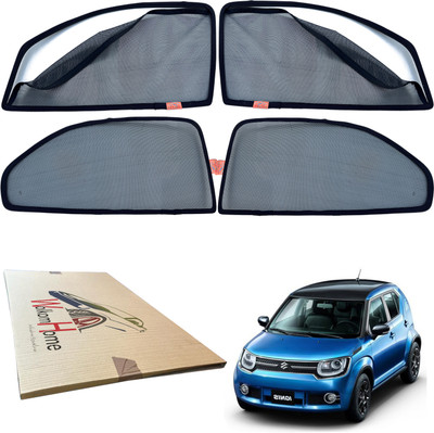 WolkomHome Side Window Sun Shade For Maruti Suzuki Ignis(Black)