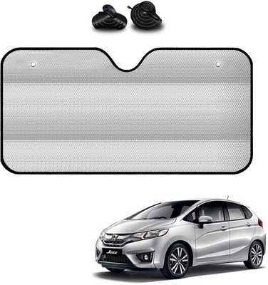 COSMOGEAR Windshield, Dashboard, Rear Window Sun Shade For Honda Jazz(Silver)