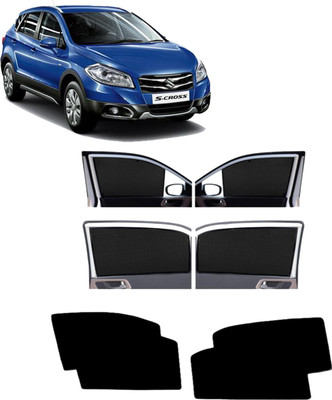 DreamRow Side Window Sun Shade For Maruti Suzuki S-Cross(Black)