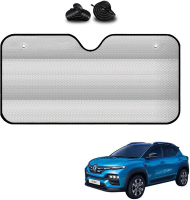 COSMOGEAR Windshield, Dashboard, Rear Window Sun Shade For Renault Kiger(Silver)