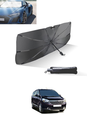 MATIES Windshield Sun Shade For Renault Lodgy(Black, Silver)