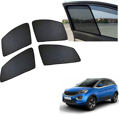 PEEPS STORE Side Window Sun Shade For Tata Nexon(Black)