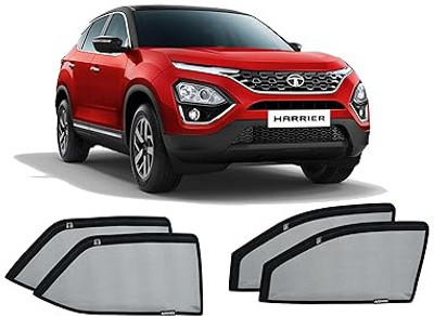 AUTOFIXER Side Window Sun Shade For Tata Harrier(Black, Grey)