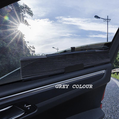 PRTEK Side Window Sun Shade For Maruti Suzuki Universal For Car(Grey)
