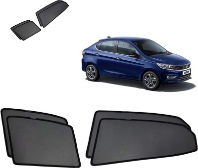 RAKRISH Rear Window, Side Window Sun Shade For Tata Tigor(Black)