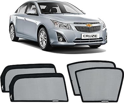 AUTOFIXER Side Window, Rear Window Sun Shade For Chevrolet Cruze(Black)