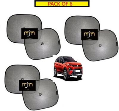 MJM Side Window Sun Shade For Honda Universal For Car(Black)