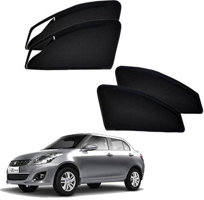 HARKRISH Side Window Sun Shade For Maruti Suzuki New Dzire(Black)