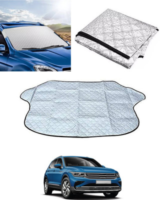 RKPSP Windshield Sun Shade For Volkswagen Universal For Car(Silver)