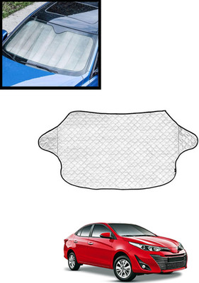 AYW Windshield Sun Shade For Toyota Yaris(Silver)