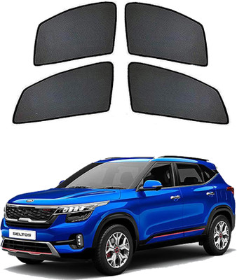 PEEPS STORE Side Window Sun Shade For Kia Seltos(Black)