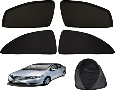 Magnetic Side Window Sun Shade For Honda City(Black)