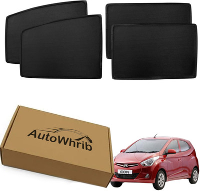 Autowhrib Side Window Sun Shade For Hyundai Eon(Black)