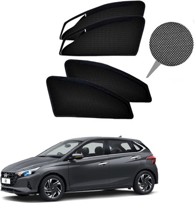 RAKRISH Rear Window, Side Window Sun Shade For Hyundai i20(Black)