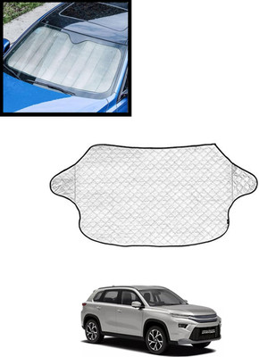 AYW Windshield Sun Shade For Toyota Universal For Car(Silver)