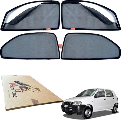 WolkomHome Side Window Sun Shade For Maruti Suzuki Alto(Black)