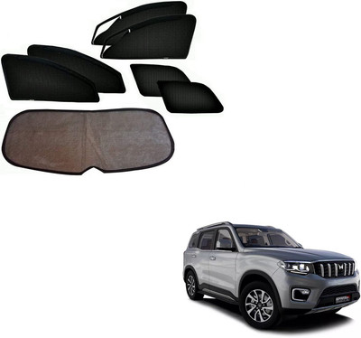 KOZDIKO Side Window Sun Shade For Mahindra New Scorpio(Black)