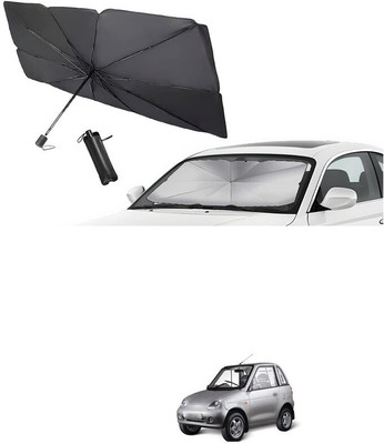 GONAMA Rear Window Sun Shade For Mahindra Universal For Car(Silver)
