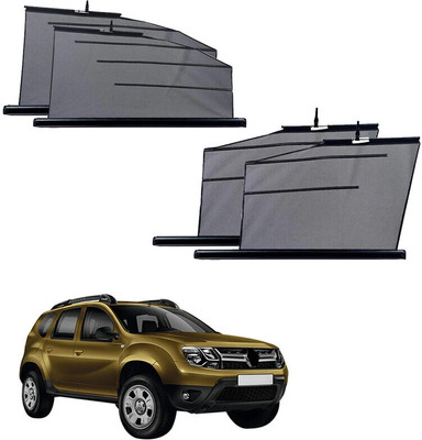 SS FOR YOUR SMART NEEDS Side Window Sun Shade For Renault Duster(Black)