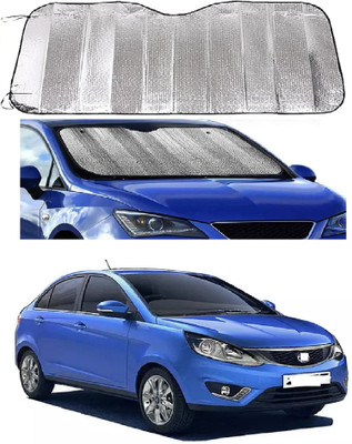 ROSHNEER ENTERPRISES Windshield Sun Shade For Tata Zest(Silver)