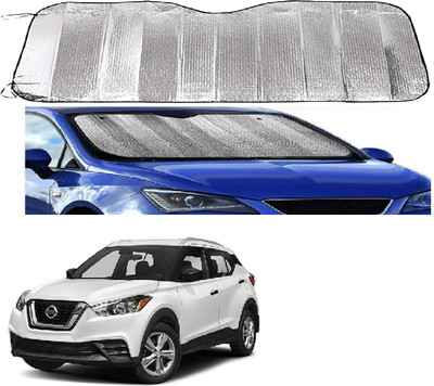 ROSHNEER ENTERPRISES Windshield Sun Shade For Nissan Kicks(Silver)