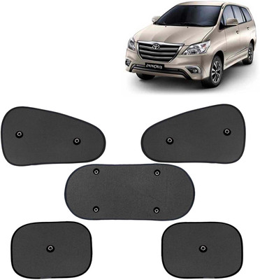 Kingsway Side Window, Rear Window, Windshield Sun Shade For Toyota Innova(Black)