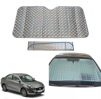 AUTO PEARL Dashboard, Windshield Sun Shade For Maruti Suzuki Swift Dzire(Grey)