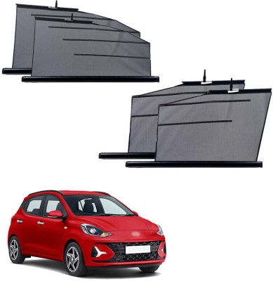 SS FOR YOUR SMART NEEDS Side Window Sun Shade For Hyundai Grand i10 NIOS(Black)