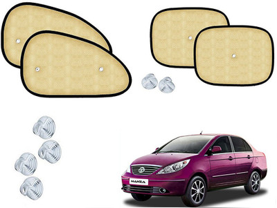 Shop Buy Side Window Sun Shade For Tata Manza(Beige)
