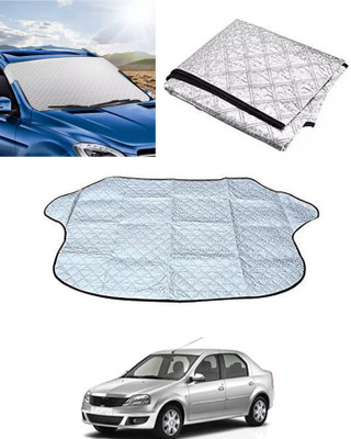 MATIES Windshield Sun Shade For Mahindra Logan(Silver)
