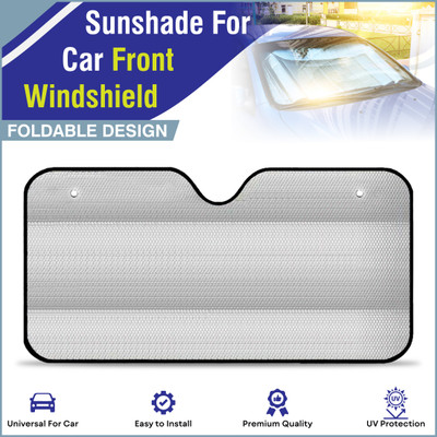OBEROI'S TRADERS Windshield, Rear Window, Side Window, Sun Roof Sun Shade For Universal For Car Universal For Car(Silver)