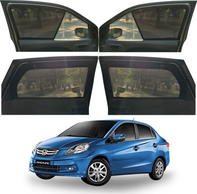 autoluxer Side Window Sun Shade For Honda Amaze(Black)