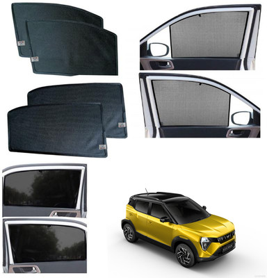 WolkomHome Side Window Sun Shade For Mahindra XUV(Black)