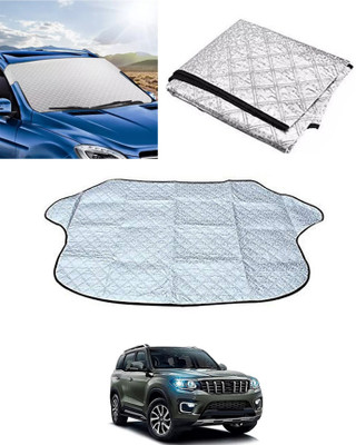 MSNP Windshield Sun Shade For Mahindra Scorpio(Silver)