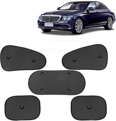Kingsway Side Window, Rear Window, Windshield Sun Shade For Mercedes Benz E-Class(Black)