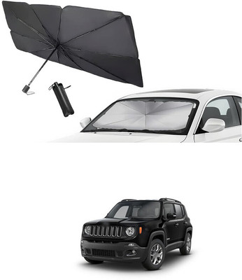 GONAMA Windshield Sun Shade For Hyundai Universal For Car(Silver)