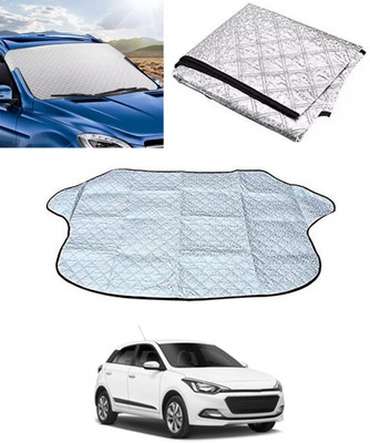 RKPSP Windshield Sun Shade For Hyundai Elite i20(Silver)