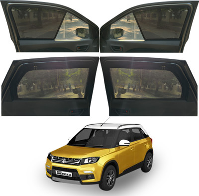 autoluxer Side Window Sun Shade For Maruti Suzuki Brezza(Black)