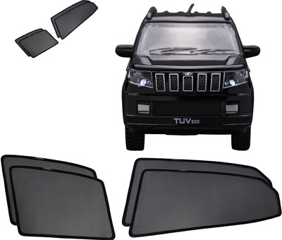 RAKRISH Rear Window, Side Window Sun Shade For Mahindra TUV 300(Black)