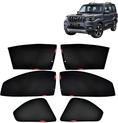 Kingsway Side Window, Rear Window Sun Shade For Mahindra Classic(Black)
