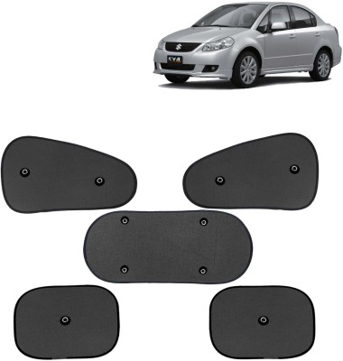 Kingsway Side Window, Rear Window, Windshield Sun Shade For Maruti Suzuki SX4(Black)