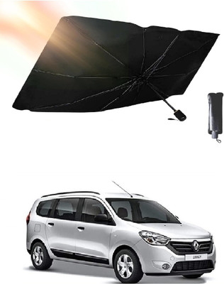ROSHNEER ENTERPRISES Windshield Sun Shade For Renault Lodgy(Black, Silver)