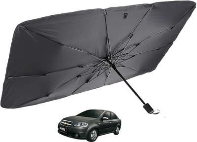 MOCKHE Windshield Sun Shade For Chevrolet Aveo(Silver)