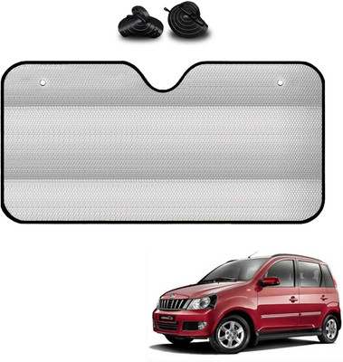 COSMOGEAR Windshield, Dashboard, Rear Window Sun Shade For Mahindra Quanto(Silver)