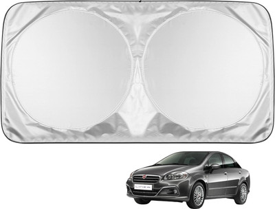 MOCKHE Windshield Sun Shade For Fiat Linea(Silver)