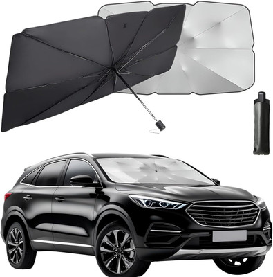ALLEXTREME Dashboard, Rear Window, Side Window Sun Shade For Audi, BMW, GM, Mercedes Benz, Land Rover Universal For Car(Black)