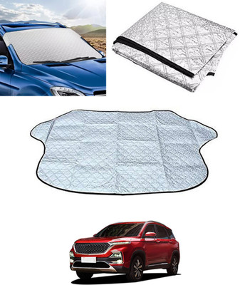 ABJD Windshield Sun Shade For MG Hector(Silver)