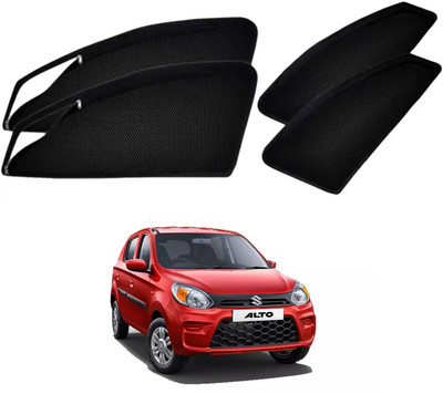 RAKRISH Rear Window, Side Window Sun Shade For Maruti Suzuki Alto 800(Black)